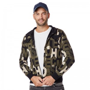 Cappotto in stile spotty per uomo, cappotto ricaricato con batteria ricaricabile